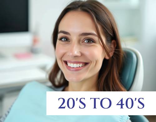 Dental Care for Age 20s to 40s